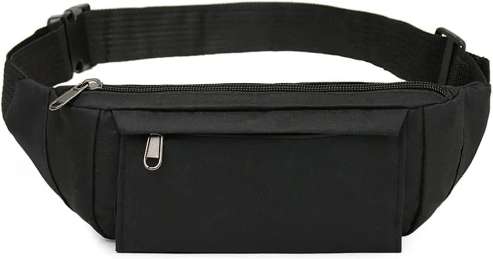 ROLTIN Men Male Waist Bag Pack Casual Functional Belt Bag Large Belt Pouch Phone Money Belt Bag Travel Hip