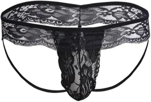 Sexy Lace Underwear For Men Exotic Grenadine Panties Comfortable Stretchable Mens Apparel