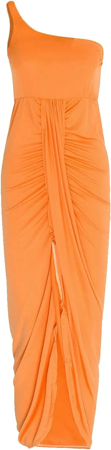 Sexy Tube Dresses for Women Loose Casual Sleeveless Strappy Tie Dye Color Block Sundresses High Split Party Dress