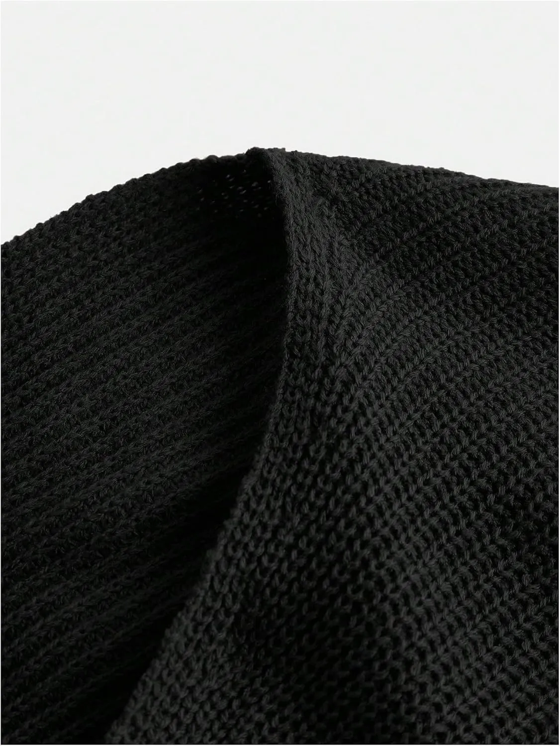 SHENHE Girl's Open Front Ribbed Bolero Cardigan Sweater Shrug Lightweight Cropped Cardigan