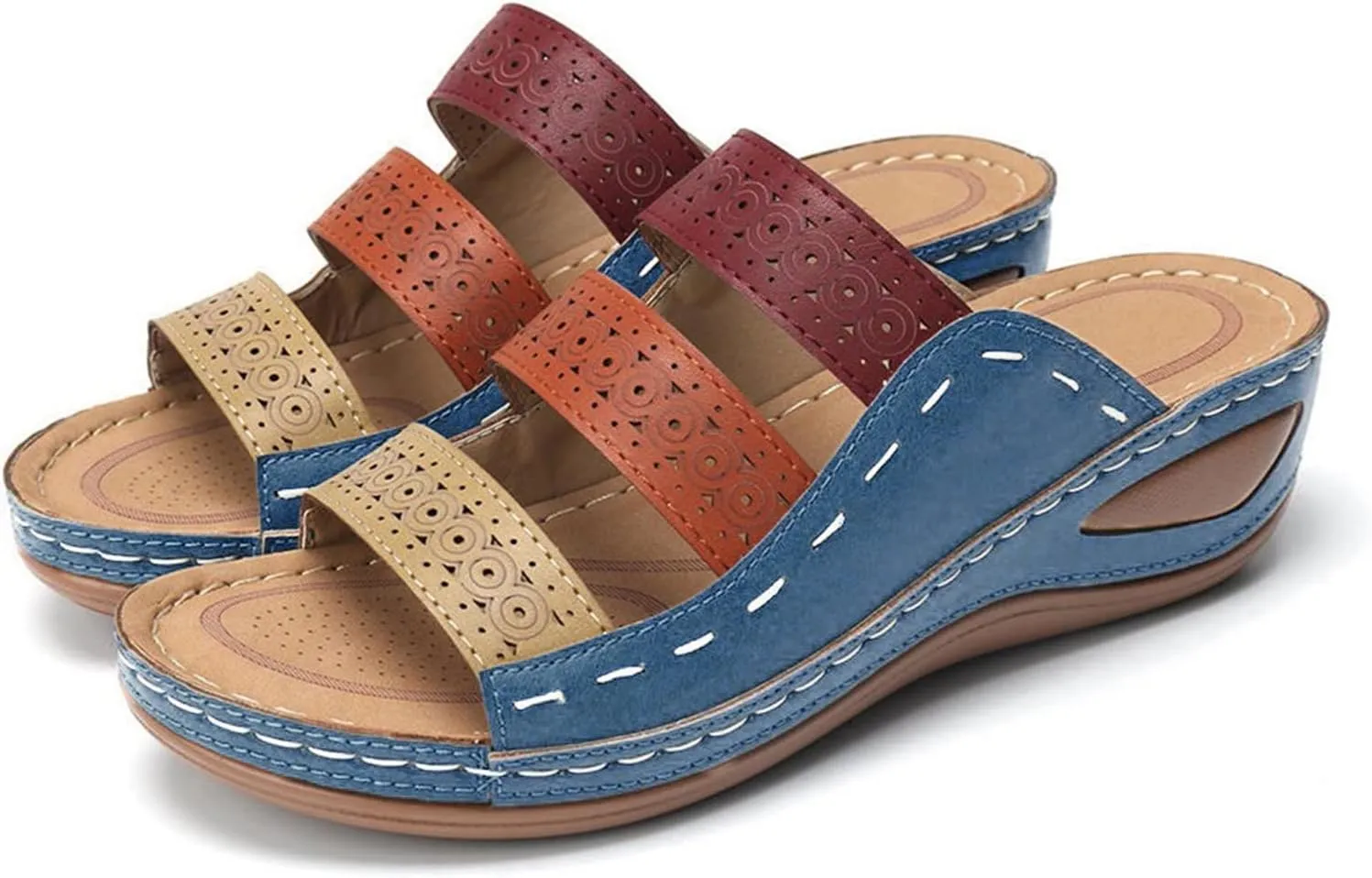 Shoes for Women Dressy, Womens Comfy Orthotic Sandals Comfortable Orthopedic Sandals Arch Support Slide Sandals