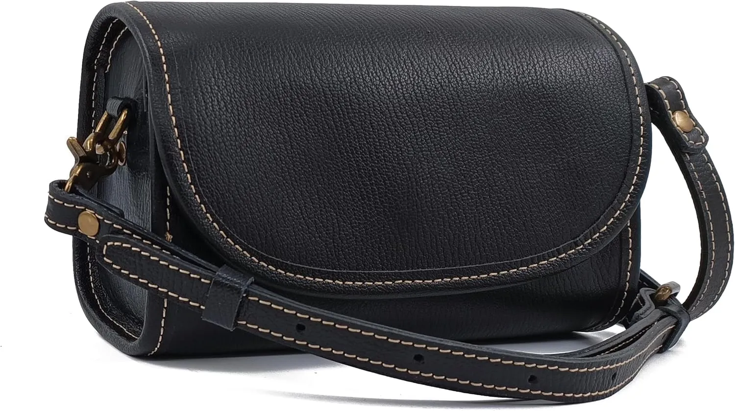 Small Genuine Leather Crossbody Bags for Women Over the Shoulder Small Retro Purses for Women