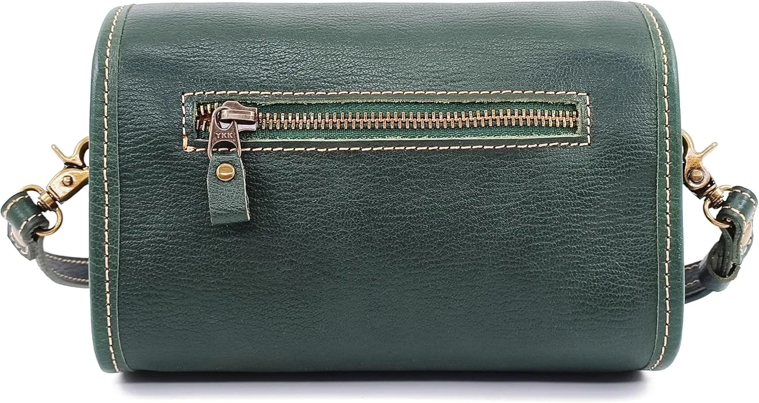 Small Genuine Leather Crossbody Bags for Women Over the Shoulder Small Retro Purses for Women