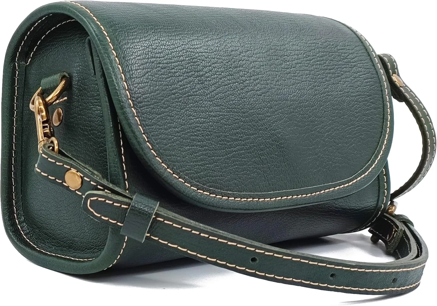 Small Genuine Leather Crossbody Bags for Women Over the Shoulder Small Retro Purses for Women