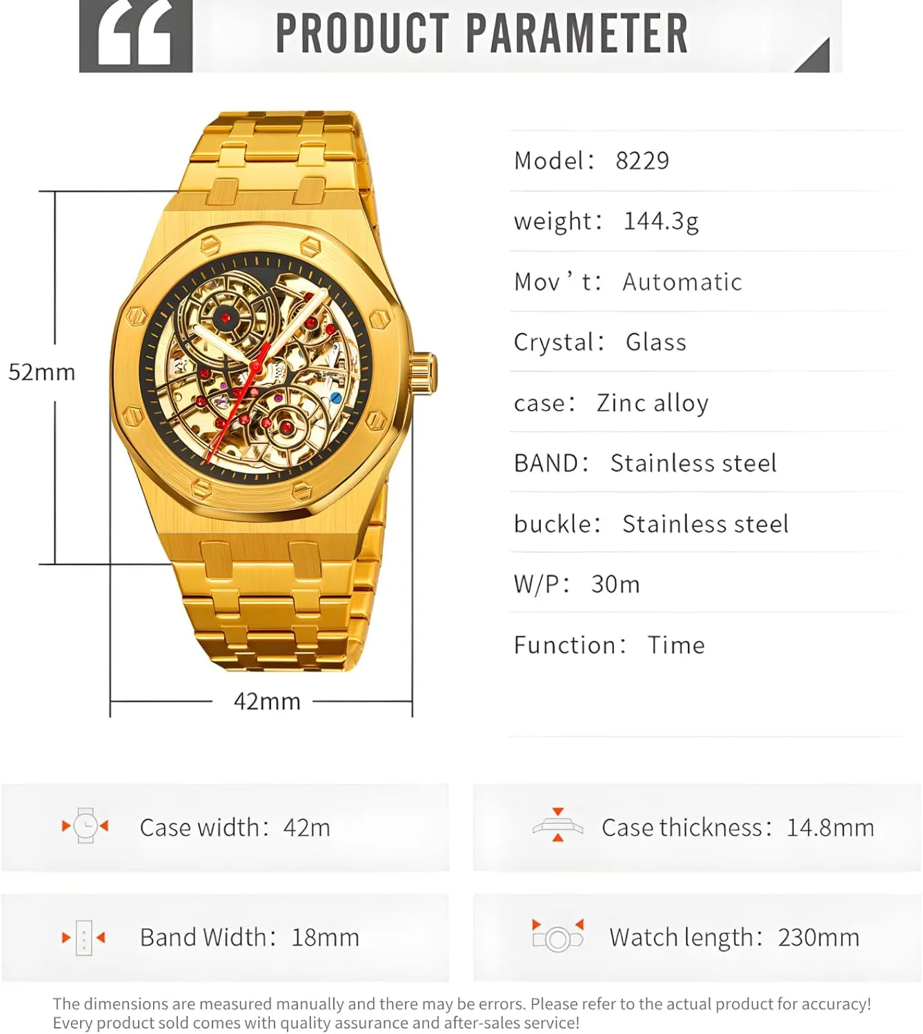 Stainless Steel Men's Business Watch Irregular Diamond Studded Dial Automatic Waterproof Luminous Fashionable Luxury Hollow Out Flywheel Mechanical Watch