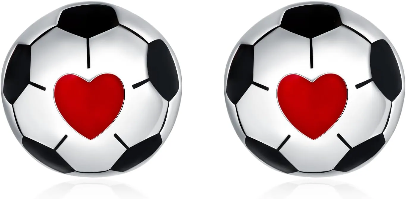 Sterling Silver Baseball Earrings for Women: S925 Hypoallergenic Sport Ball Lovers Stud Earrings Jewelry Gift for Players Sport Lovers Fans
