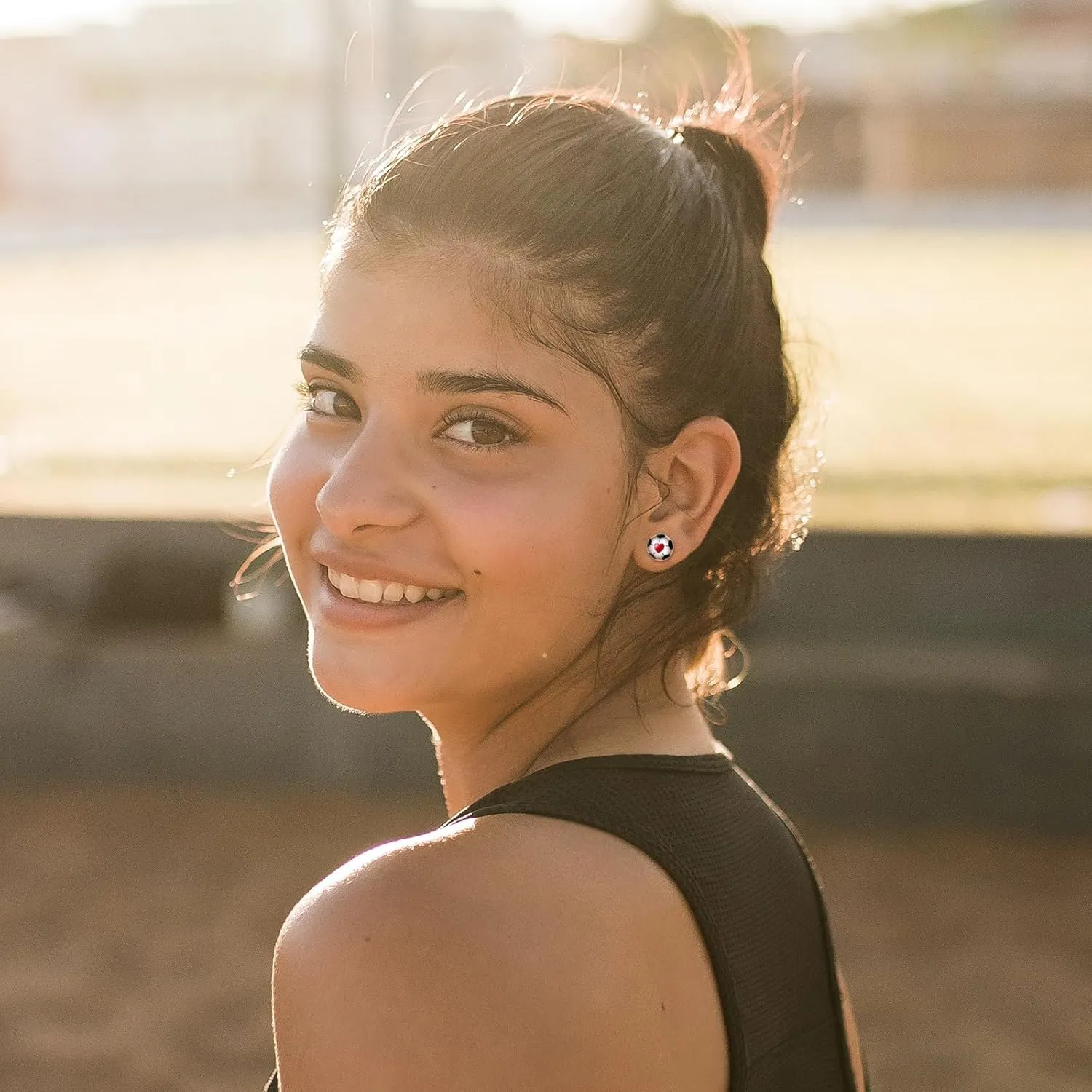 Sterling Silver Baseball Earrings for Women: S925 Hypoallergenic Sport Ball Lovers Stud Earrings Jewelry Gift for Players Sport Lovers Fans