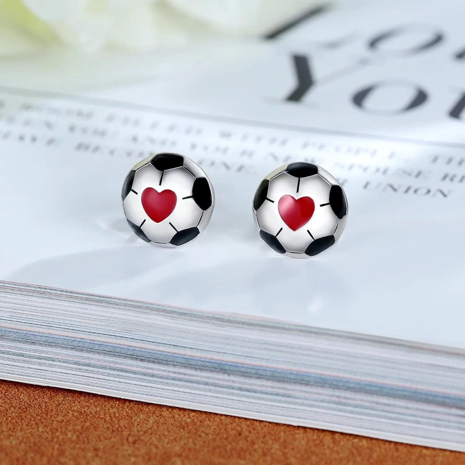 Sterling Silver Baseball Earrings for Women: S925 Hypoallergenic Sport Ball Lovers Stud Earrings Jewelry Gift for Players Sport Lovers Fans