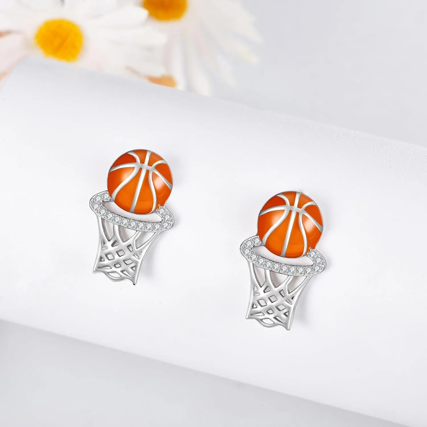 Sterling Silver Hypoallergenic Pickleball, Clarinet, Hockey, Basketball, Baseball, Roller Skating Earring - Music and Sport Jewelry Gifts for Women, Mother, Sport Lover