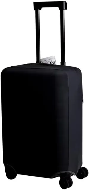Suitcase Cover Luggage Protector, Durable,Convenient Large Pocket for Stress-Free Travel Experience Black for 20inch[Fit19~20inch]