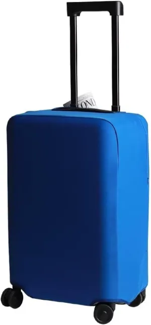 Suitcase Cover Luggage Protector, Durable,Convenient Large Pocket for Stress-Free Travel Experience Blue for 20inch[Fit19~20inch]