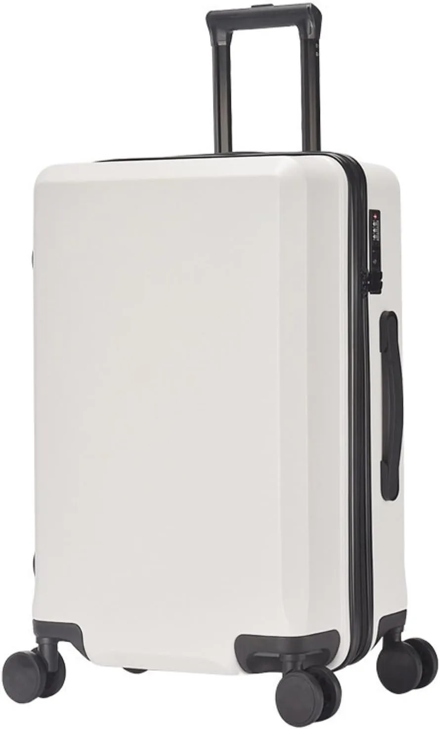 Suitcase Hard Shell Carry on Luggage Lightweight Pressure Resistant and Durable Travel Luggage Anti-Fall Suitcase (Color : A, Size : 20in)