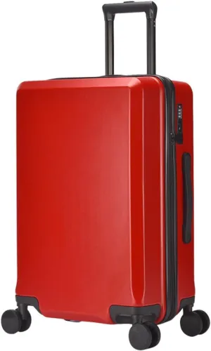 Suitcase Hard Shell Carry on Luggage Lightweight Pressure Resistant and Durable Travel Luggage Anti-Fall Suitcase (Color : F, Size : 20in)