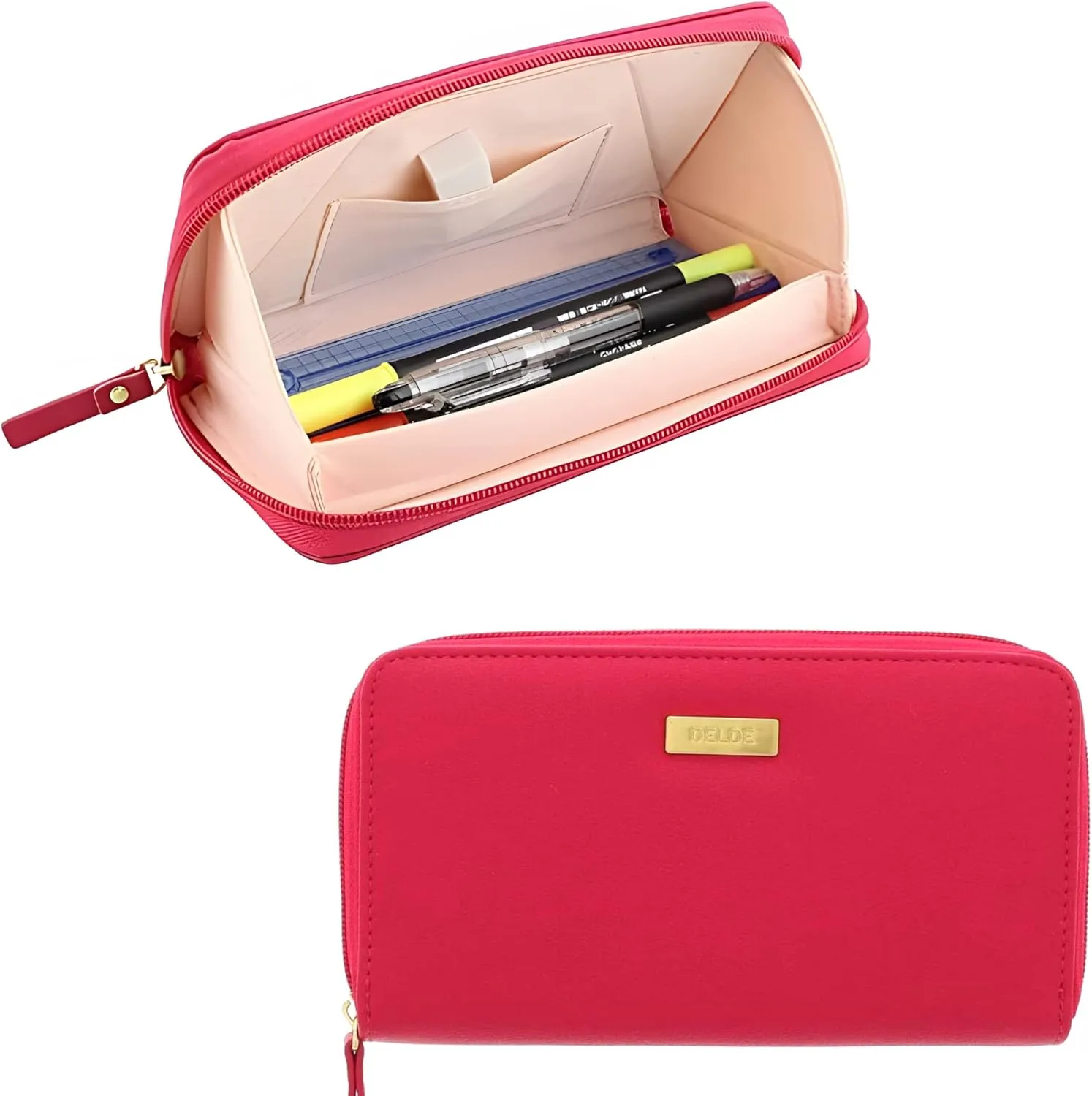 SUN-STAR DELDE Compact Flat Pouch Pen Case