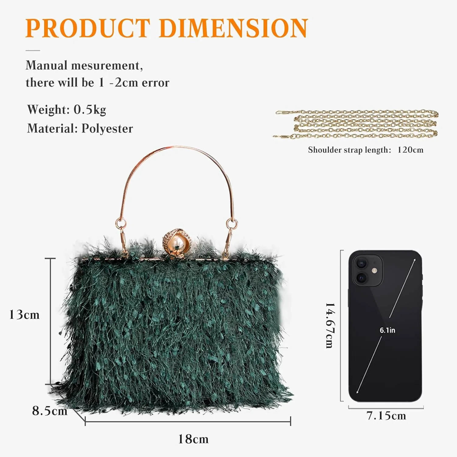 Tassel Evening Bag for Women Rhinestone Clutch Bag Beaded Handbag Bridal Wedding Purse Shoulder Bag