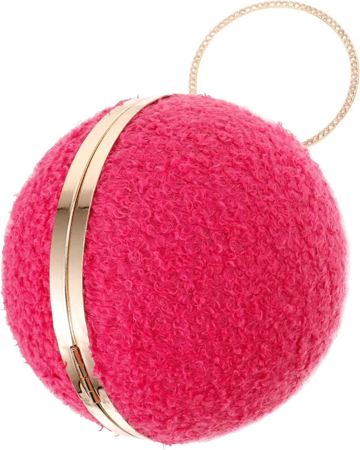 TENDYCOCO Sturdy Material Round Evening Clutch Purse Women's Fashion Clutch Bag Purses for Women