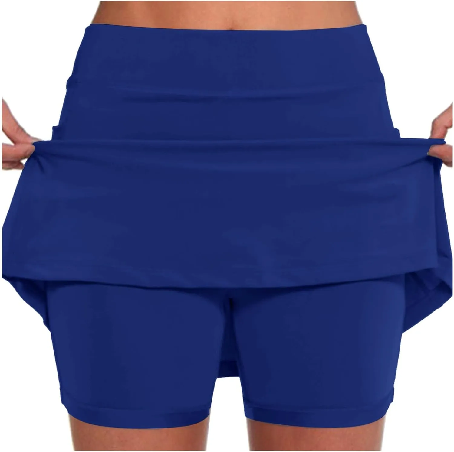 Tennis Skirts for Women with Shorts Plus Size Golf Yoga Skort High Waisted Athletic Workout Casual Pockets Skirt