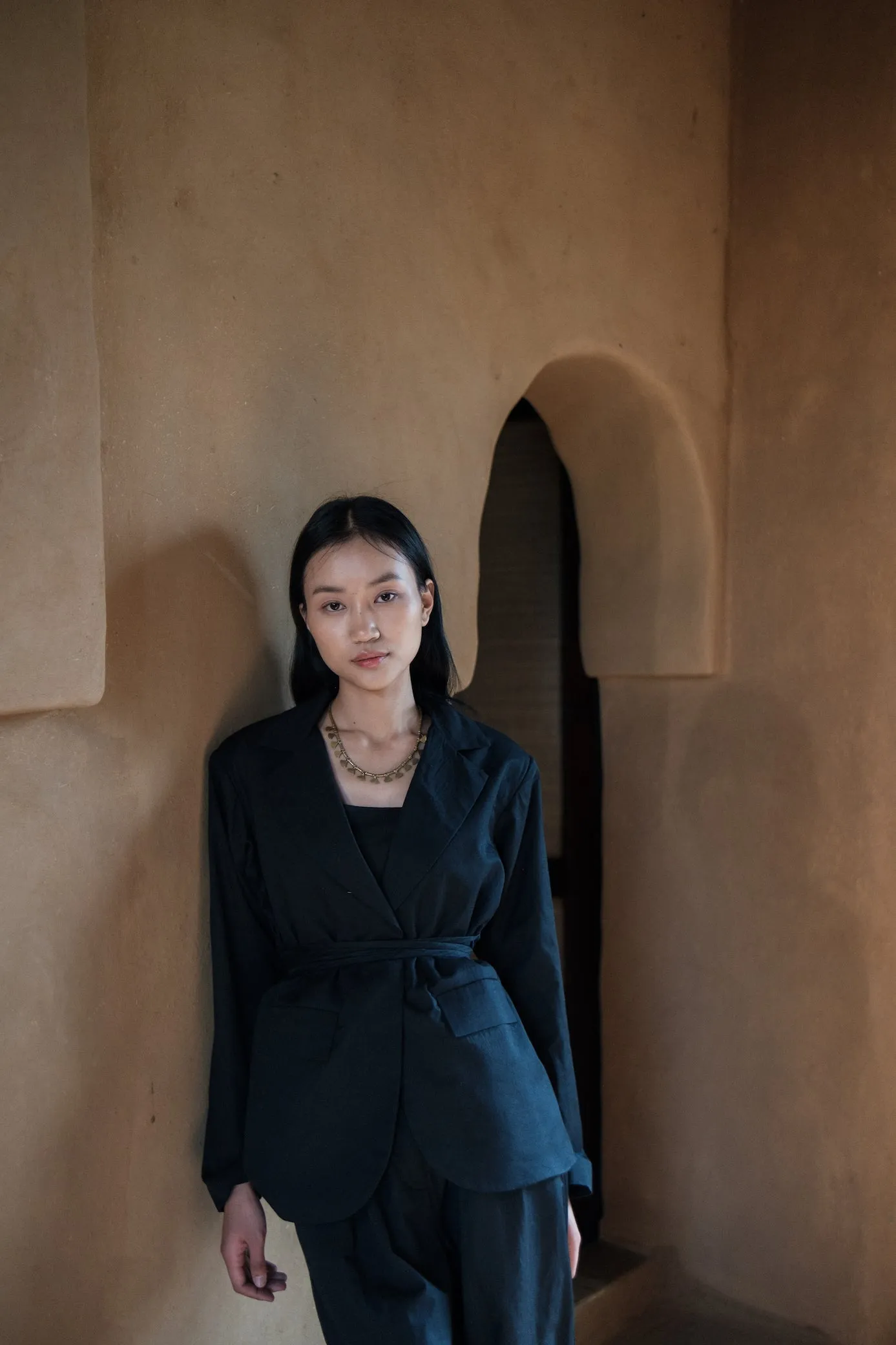The Terra Tribe Black Cambridge Blazer