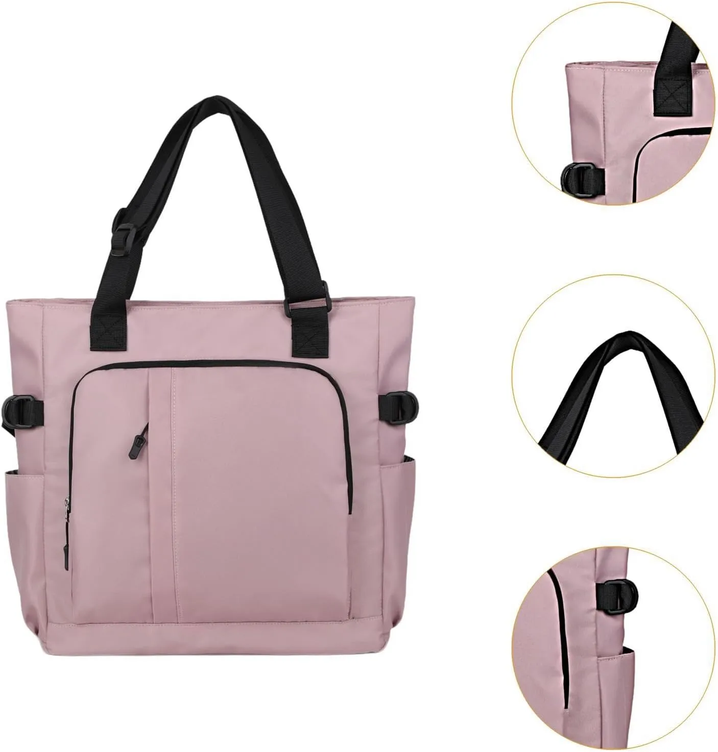 Tote Bag Sturdy Waterproof Business Briefcase for Travel Commuter Office Work