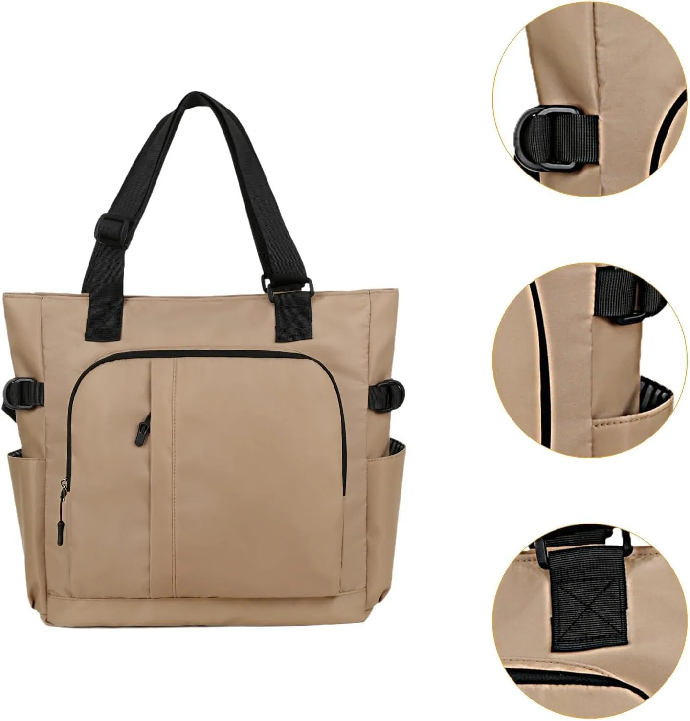 Tote Bag Sturdy Waterproof Business Briefcase for Travel Commuter Office Work