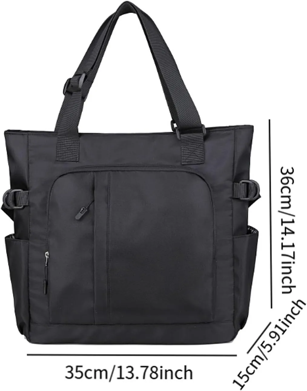 Tote Bag Sturdy Waterproof Business Briefcase for Travel Commuter Office Work