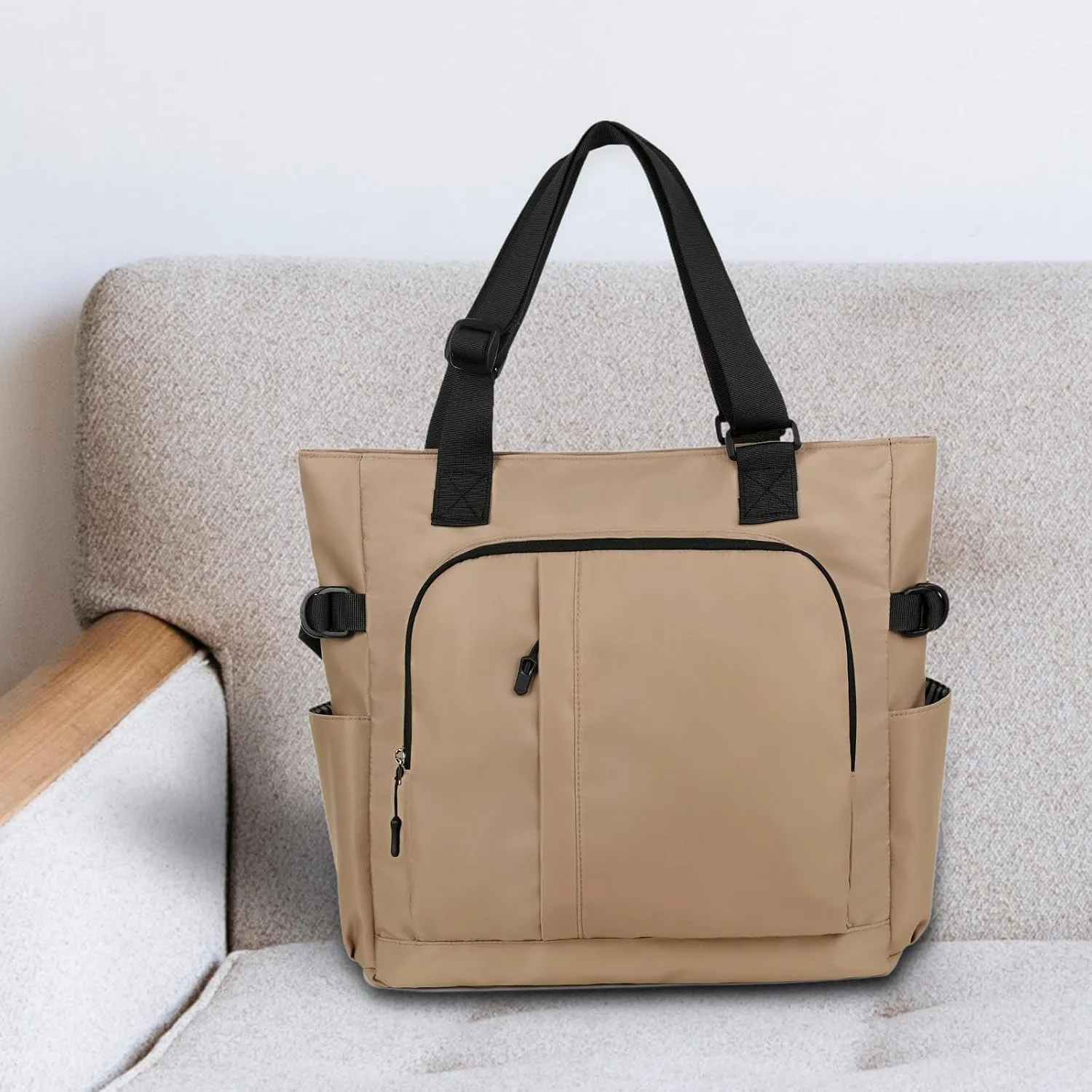 Tote Bag Sturdy Waterproof Business Briefcase for Travel Commuter Office Work