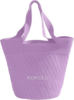 Ultra Lightweight Tote Bag For Women (18.7 x 8.5) - Upcycled Flexible Machine Washable Shopping Tote Bag For Women