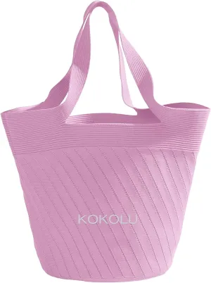Ultra Lightweight Tote Bag For Women (18.7 x 8.5) - Upcycled Flexible Machine Washable Shopping Tote Bag For Women