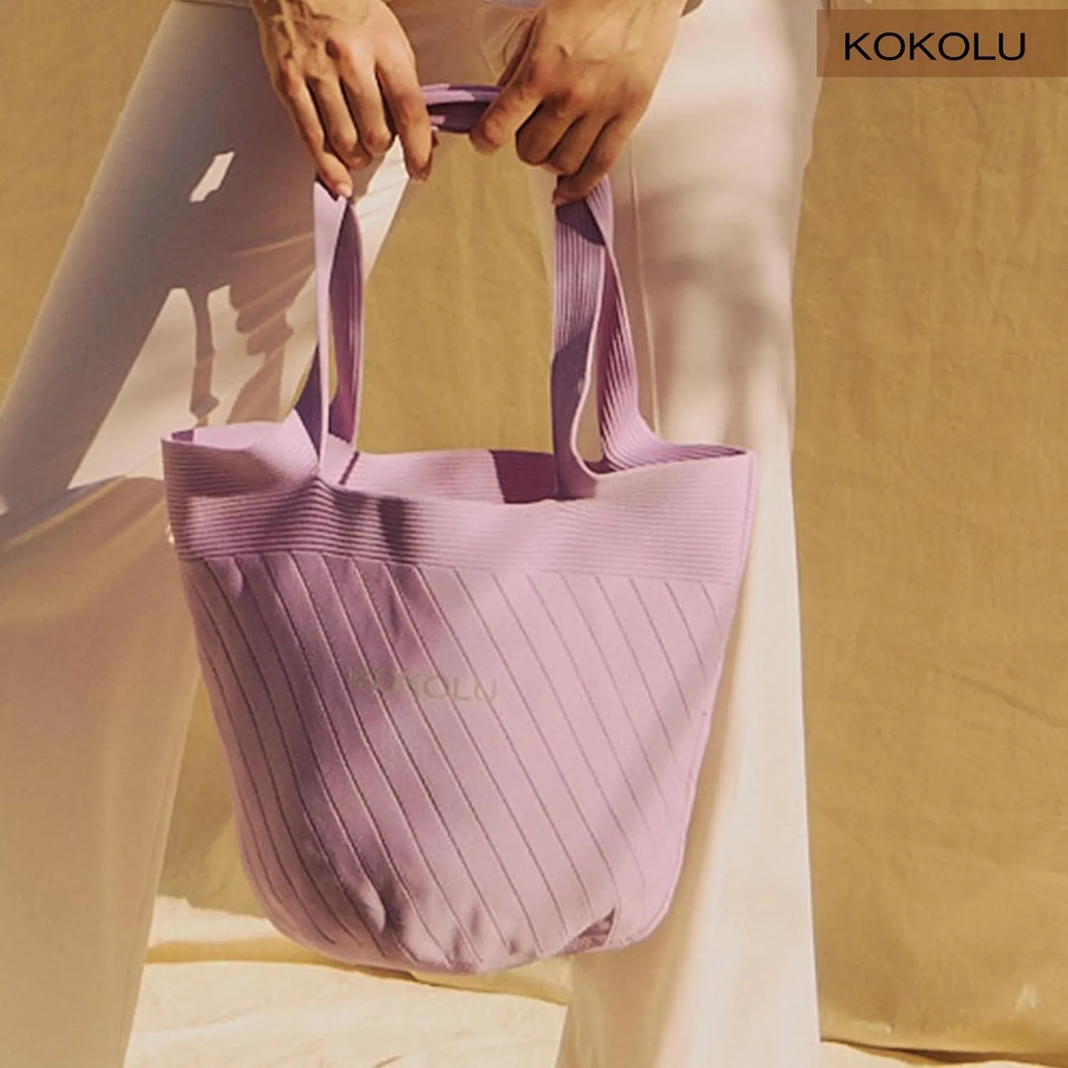 Ultra Lightweight Tote Bag For Women (18.7 x 8.5) - Upcycled Flexible Machine Washable Shopping Tote Bag For Women