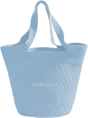 Ultra Lightweight Tote Bag For Women (18.7 x 8.5) - Upcycled Flexible Machine Washable Shopping Tote Bag For Women