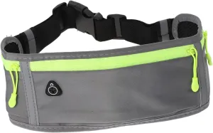 VALICLUD Adjustable Waist Pack Comfortable Music Sports Bag Reflective Strip Design Running Bag