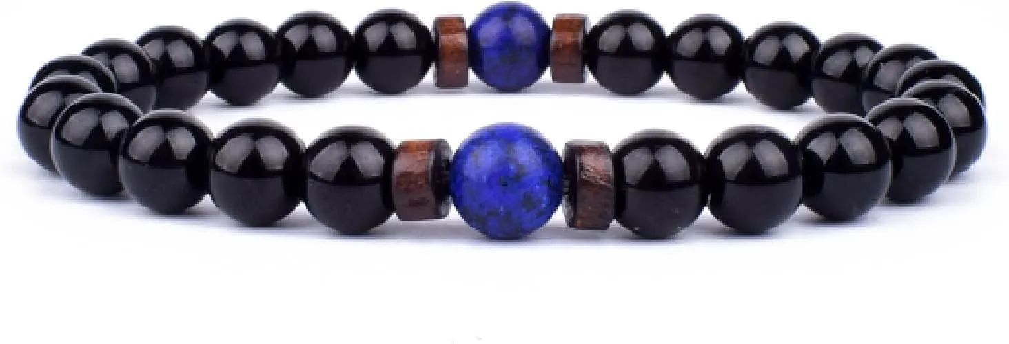 Volcanic Stone Bracelet for Men Lava Wooden 8mm Beads Bracelet Buddha Wrist Chain Women Men Jewelry Gift New Bracelets