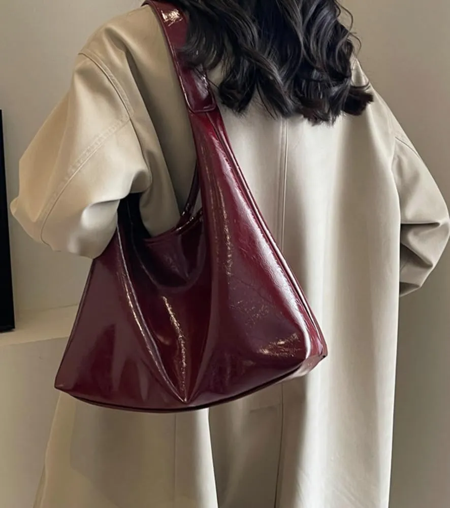 Women Tote Bags Soft Satchel Handbags PU Leather Tote Shoulder Bag Ladies Work Dating 2024