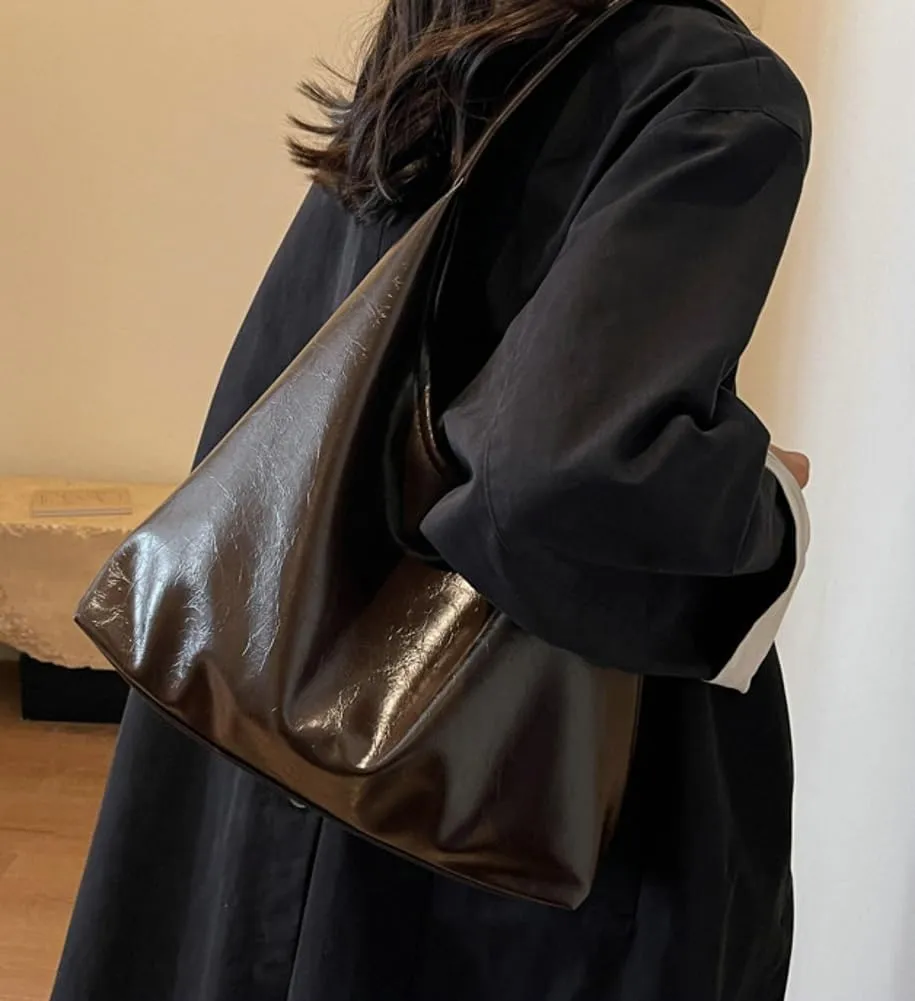 Women Tote Bags Soft Satchel Handbags PU Leather Tote Shoulder Bag Ladies Work Dating 2024
