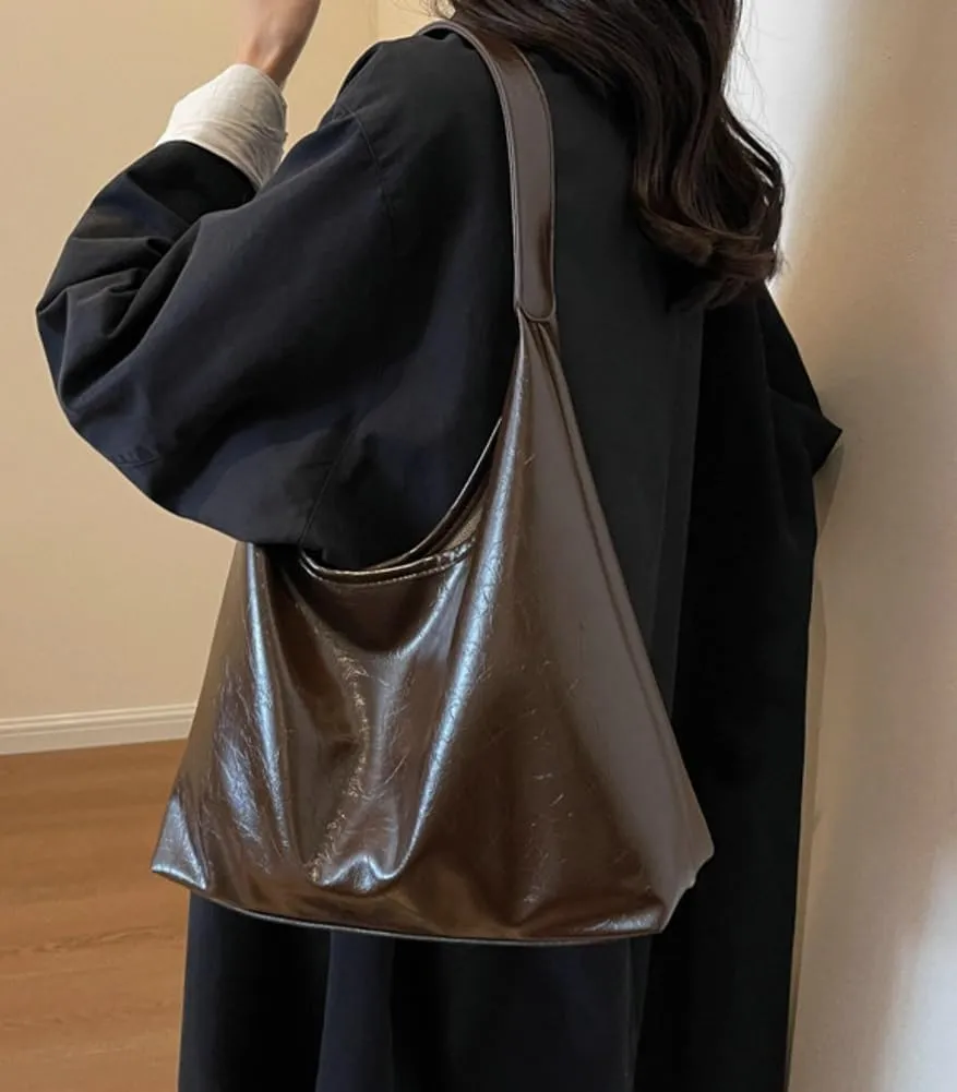 Women Tote Bags Soft Satchel Handbags PU Leather Tote Shoulder Bag Ladies Work Dating 2024