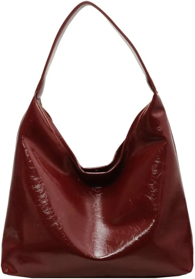 Women Tote Bags Soft Satchel Handbags PU Leather Tote Shoulder Bag Ladies Work Dating 2024
