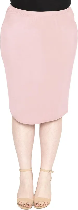Women's Plus Size Soft Stretch MIDI Skirt | Comfortable for Women | X-Large - 6X