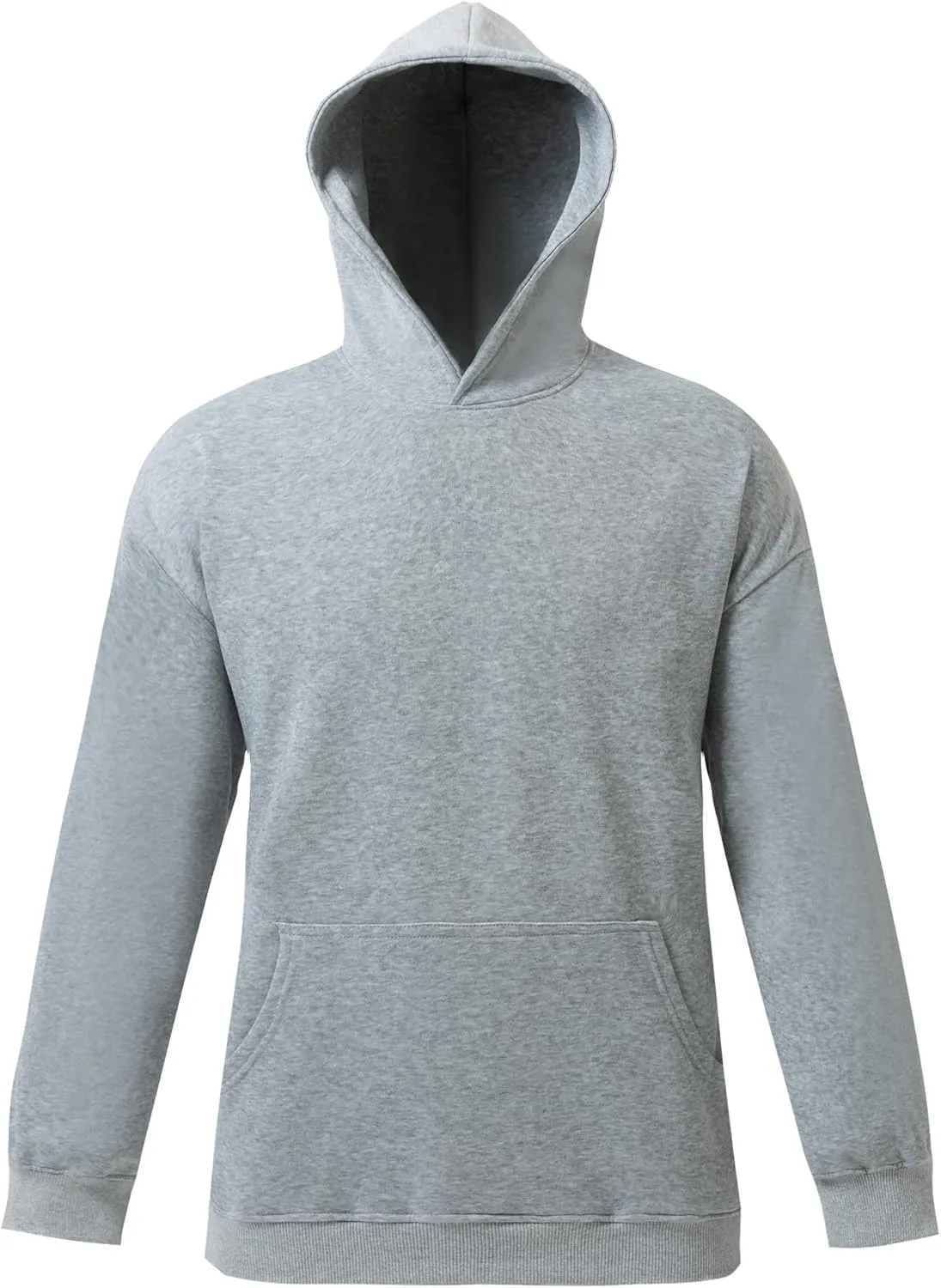 Women's Pure Color Long Sleeve Sweatshirts - Comfortable Casual Pullover Hoodies with Pockets