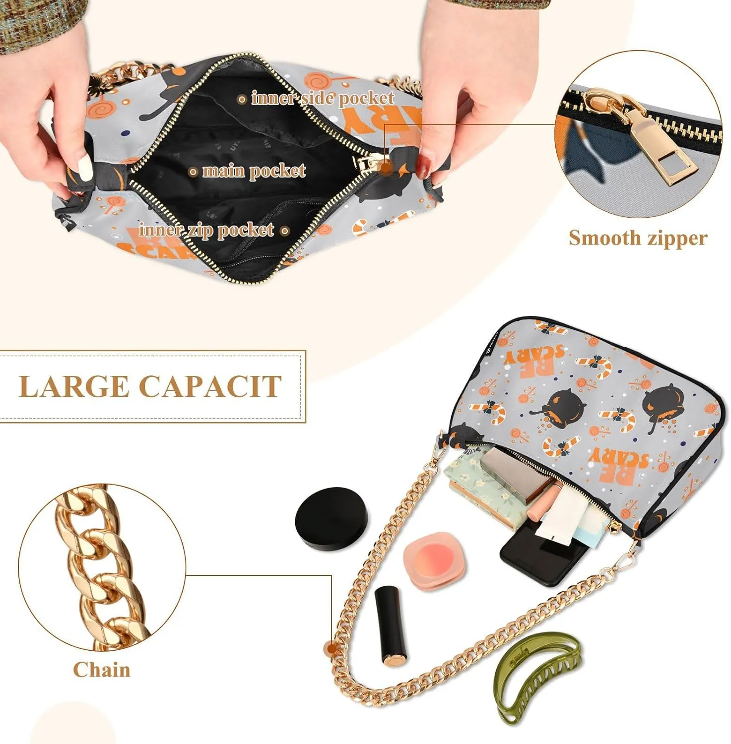 Women's Shoulder Handbags Purses and Handbags Multi-Functional Torte Design, Easy to Match with Daily Styling Multicolor 1