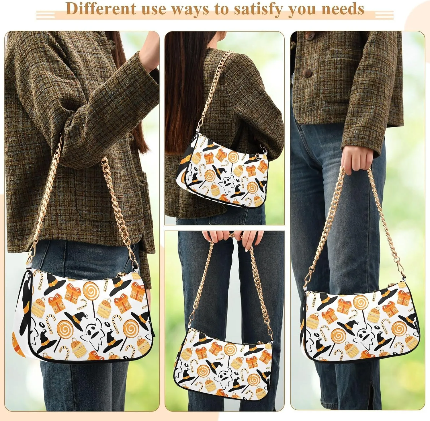 Women's Shoulder Handbags Purses and Handbags Multi-Functional Torte Design, Easy to Match with Daily Styling Multicolor 1