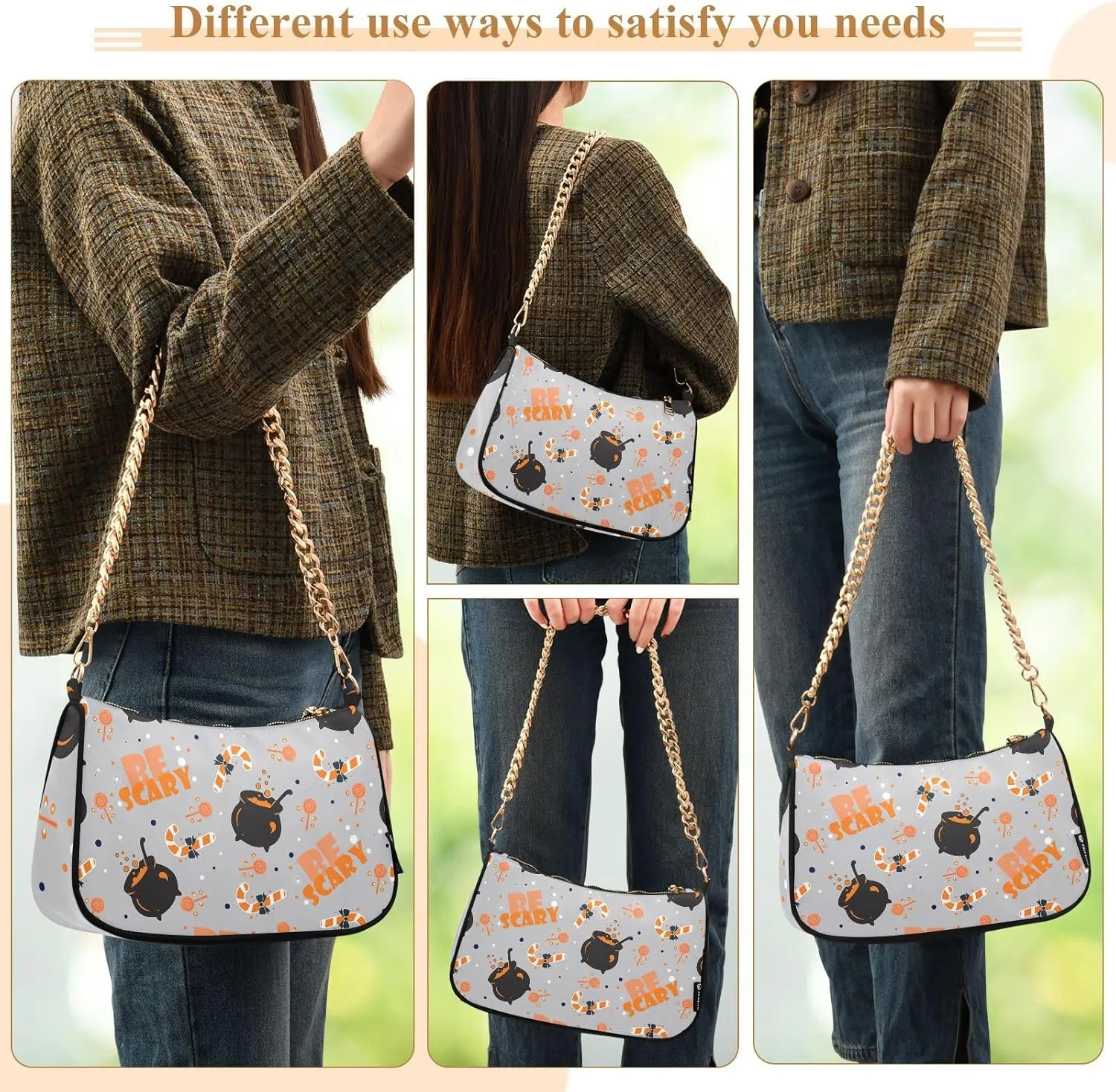 Women's Shoulder Handbags Purses and Handbags Multi-Functional Torte Design, Easy to Match with Daily Styling Multicolor 1