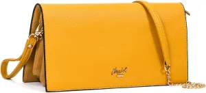 Women's Wristlet Clutch  Spacious Multi-Compartment Purse with Long Strap  Eva