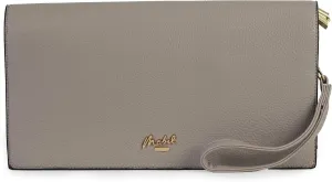 Women's Wristlet Clutch  Spacious Multi-Compartment Purse with Long Strap  Eva