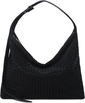 Woven Bag for Women, Vegan Leather Tote Bags Large Hobo Purses for Women Handmade Shoulder Bag with Adjustable Strap