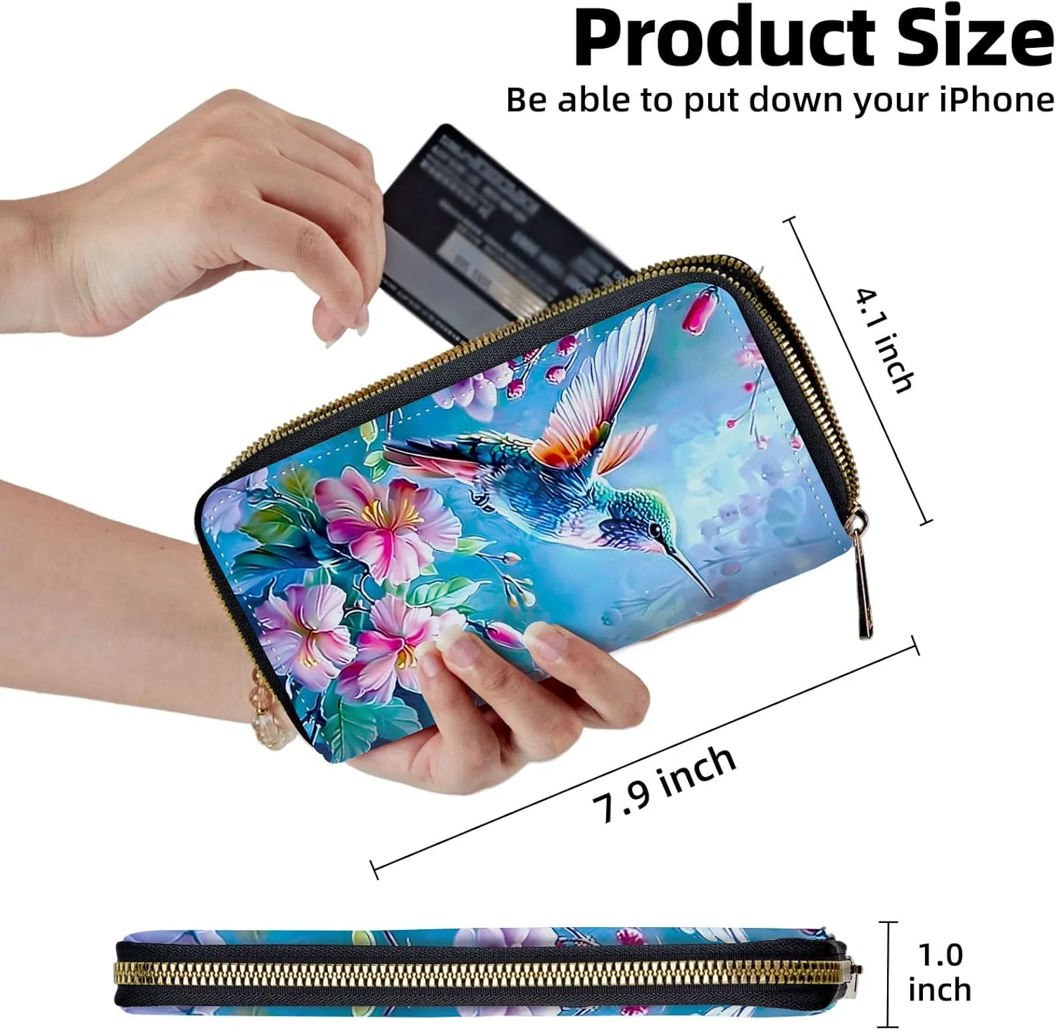 Wrist Wallets for Women, Lightweight RFID Blocking Multi-Functional Secure Wrist Purse for Travel, Daily Use