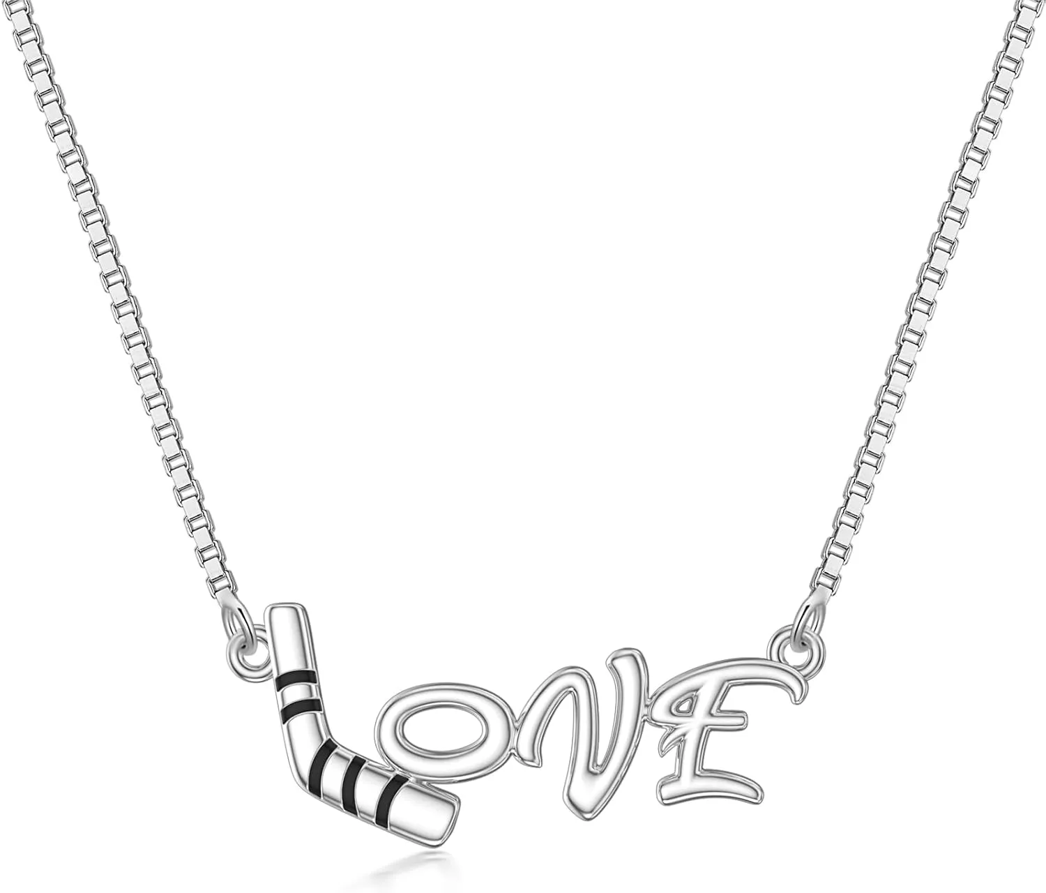 YFN Tennis Racket Necklace Basketball Volleyball Necklace for Women Sterling Silver Basketball Jewelry Basketball Gift for Basketball Player