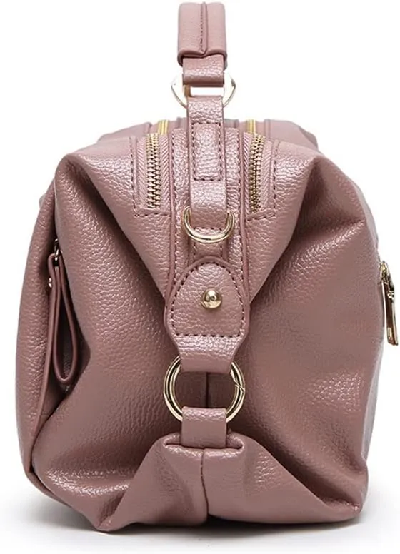 Yohora Top Handle Handbag for Women PU Leather Shoulder Crossbody Bag Satchel Purse Wallet with Adjustable Strap