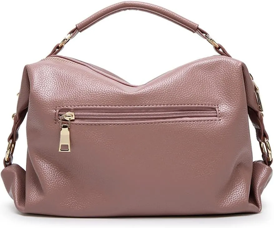 Yohora Top Handle Handbag for Women PU Leather Shoulder Crossbody Bag Satchel Purse Wallet with Adjustable Strap